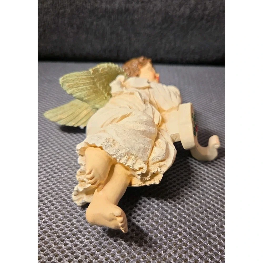 Christmas Snoozer Stocking Hanger Sleeping Angel 6-1/2